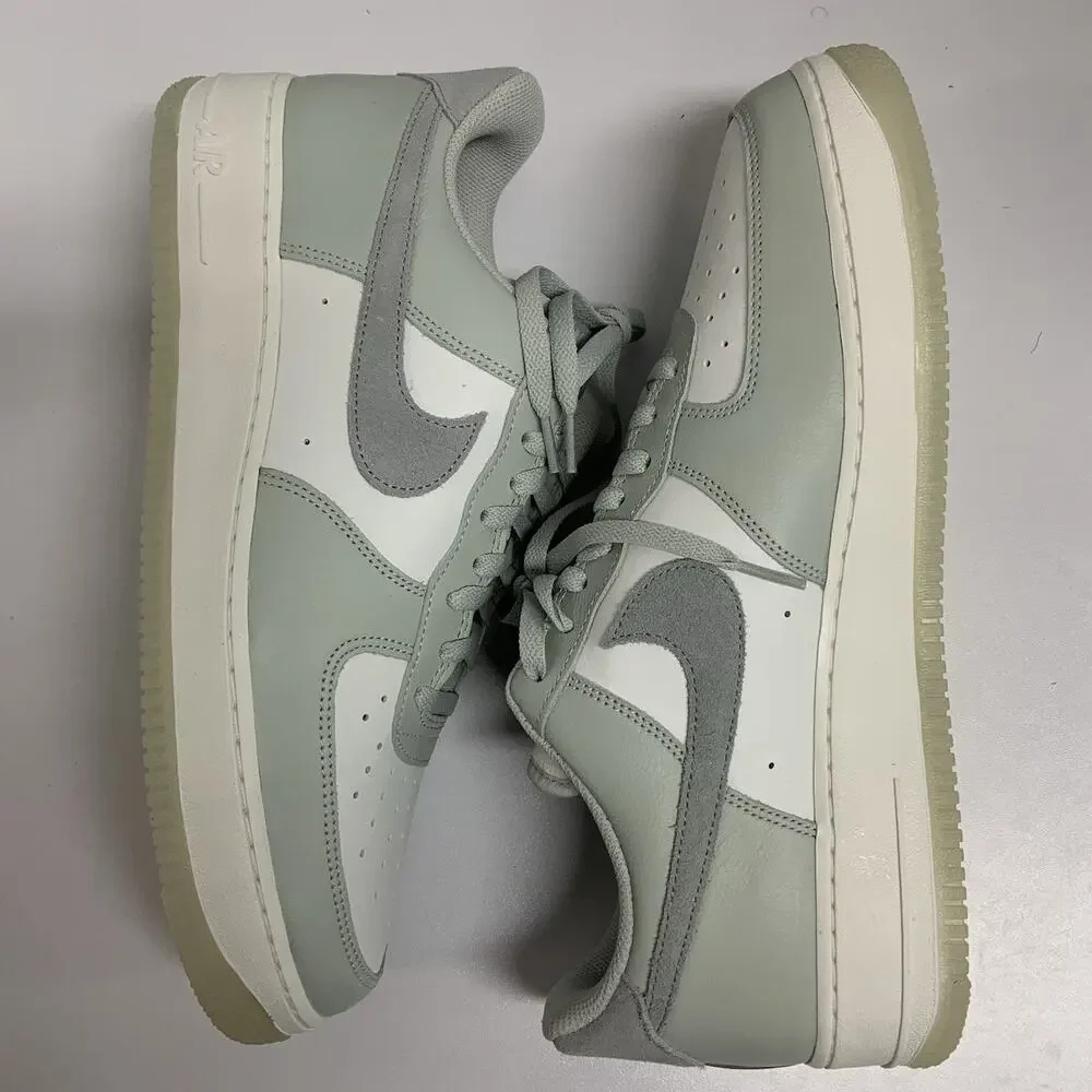 Nike Air Force 1 '07 LV8 Light Silver Pumice FJ4170 003 Size 12.5 Men Grey White